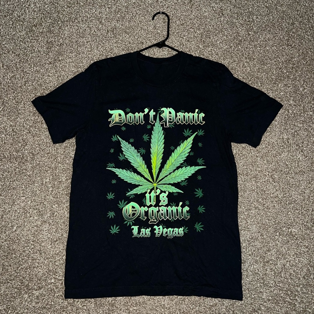 Las Vegas Mary Jane Leaf Vintage OG Black Green T Shirt